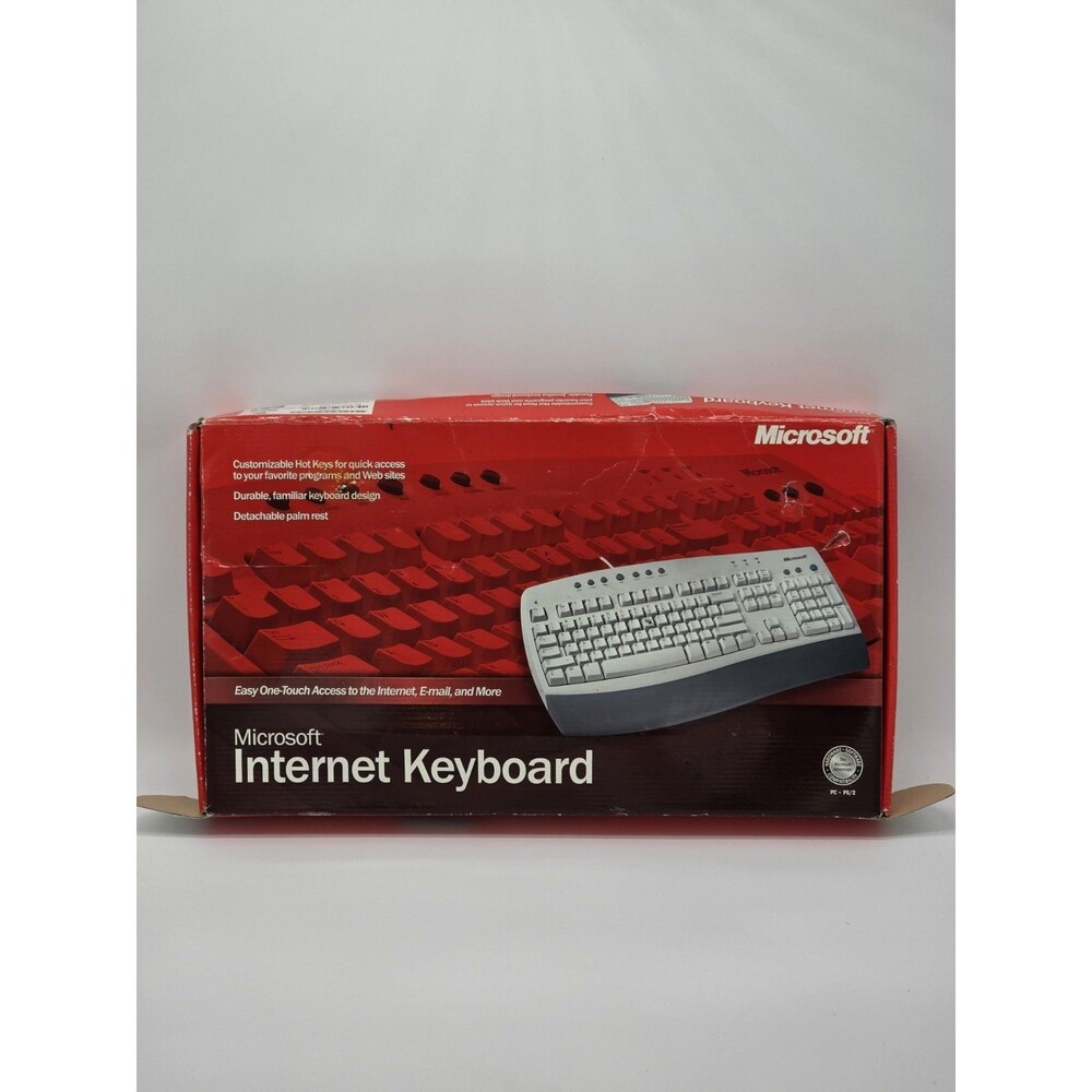 Microsoft KFKEA4XA Wired Keyboard, One Touch Access To the Internet